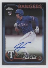 2024 Topps Chrome Rookie Auto Justin Foscue #RA-JF Auto 03j5
