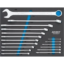 Hazet 163-640/17 600NA combination wrench set in SAE sizes Made in Germany