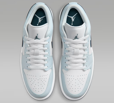 Air Jordan 1 Low SE 6Y ホワイト/グレー/ブルー Air Jordan 1 Low SE Shoes Aura White Squadron Blue Men's | Size