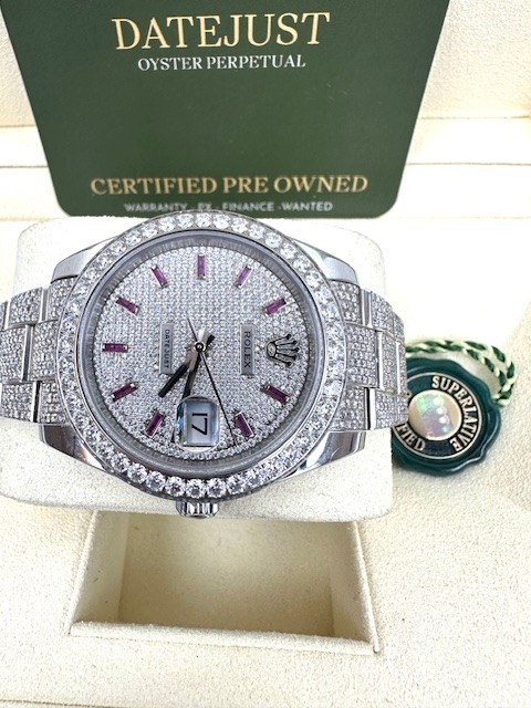 2024 Rolex Datejust 41mm Diamond Set - Authentic with Papers image 2