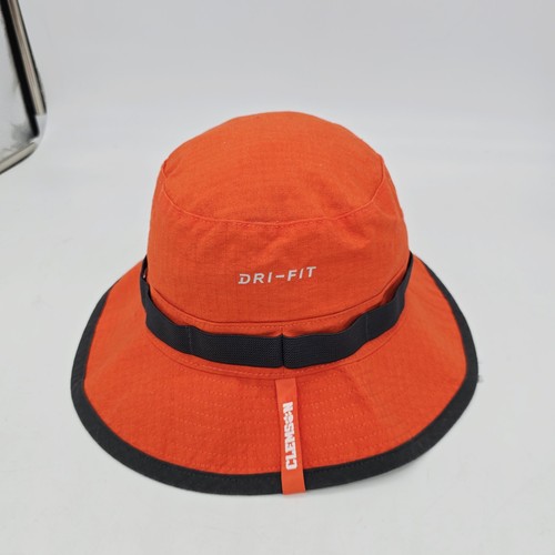 Cappello Nike Clemson Tigers Bucket taglia M/L Dri-Fit arancione Boonie Performance NCAA - Foto 4 di 10