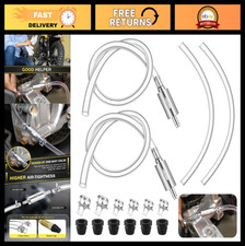 2 Pack Brake Bleeder Hose Kit - One Way Check Valve Nozzle Cap Clamp Fluid R 2 Pack Brake Bleeder Hose Kit - One Way Check Valve Nozzle Cap Clamp Fluid R