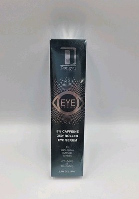 Dongyu 5% Caffeine Eye Serum and Under Eye Roller Cream for Dark Circles New