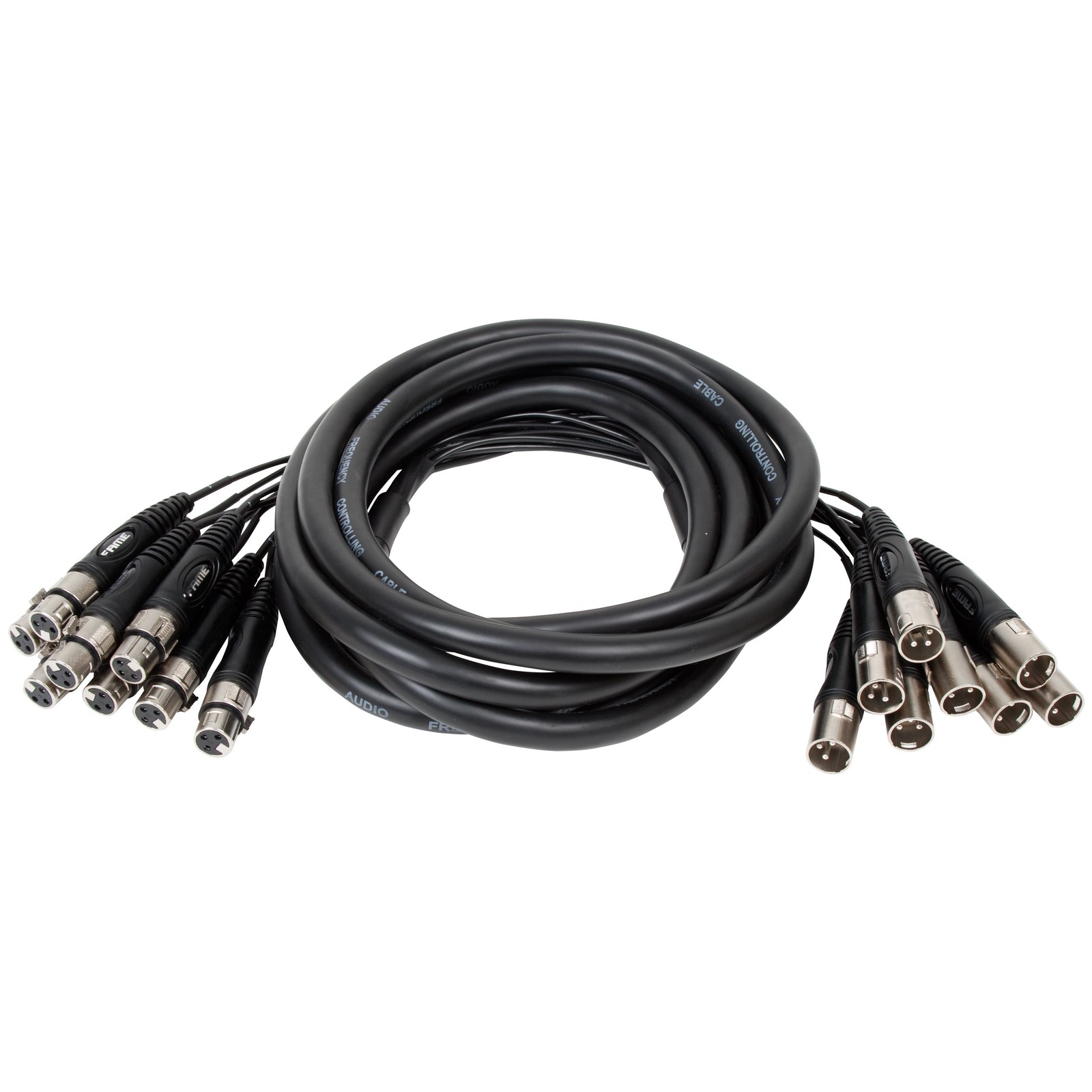 Music Store MC-08 8-Fach Multicore 5m XLR-Female XLR-Male Schwarz Multicorekabel 6190₽