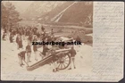 Orig. Foto kuk Artillerie Geschütze Uggowitz in Kärnten Ugovizza Kanaltal