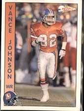 Vance Johnson 1992 Pacific Denver Broncos #78