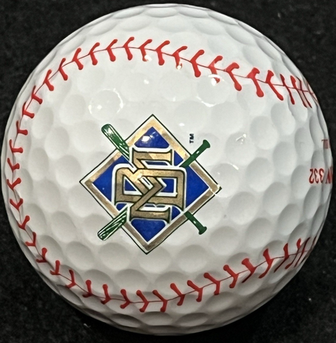 Milwaukee Brewers Rawlings Raven Logo Golf Ball Bobby Brown Pres. - Picture 3 of 9