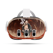 OFFICIAL WWE SETH ROLLINS VINYL STICKER SKIN DECAL FOR META QUEST 3