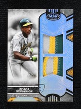 2025 Topps Tier One Legend Relics Holo Silver Dual 6/25 Rickey Henderson HOF k4s