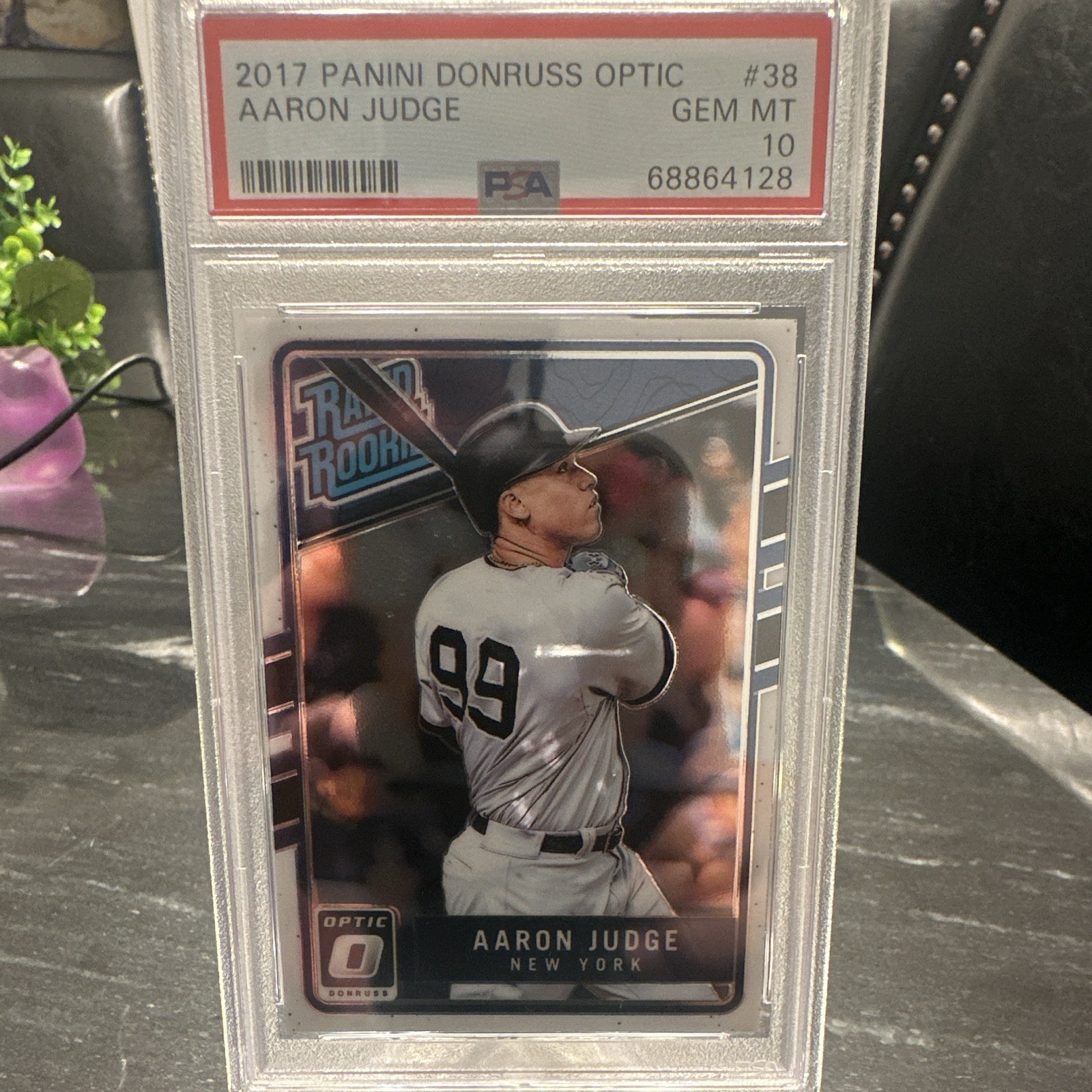 Panini 2017 Donruss Optic Rated Rookie Aaron Judge #38 Yankees PSA 10