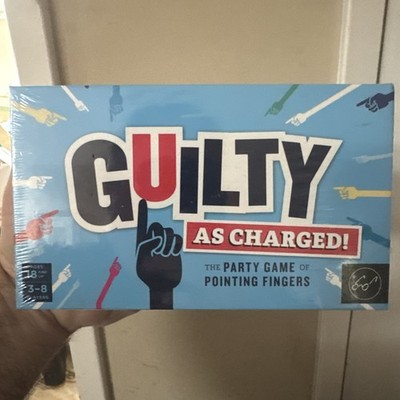 Guilty as Charged! Party Game of Pointing Fingers Adult 18+ Chronicle NEW SEALED