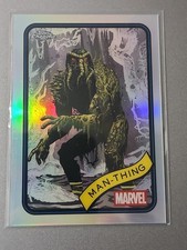 2025 Topps Chrome Marvel Silver Refractor Man-Thing #31
