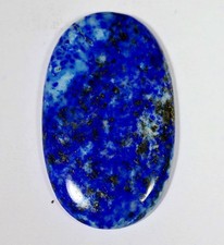 77 Ct 5X29X48 mm Natural Blue Lapis Lazuli Cabochon Untreated Gemstone KM-22