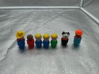 Fisher Price -Little People-Lot Of 7 Vintage Fisher-Price Little People Figures