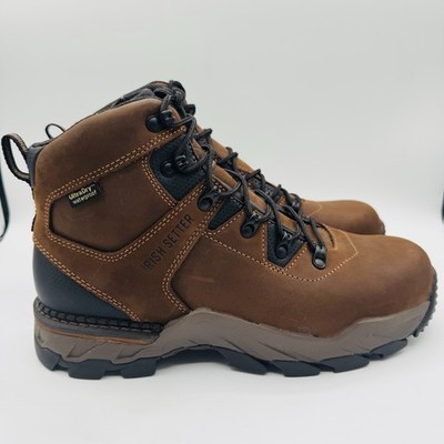 Irish Setter Crosby Boots Men\'s Size 11 D Brown Waterproof Non Metallic Toe Amazon.com | Irish Setter, Crosby, Men main image 4