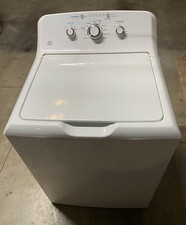 GE GTW335ASN1WW White Top Load Washing Machine Washer Used Read Description 