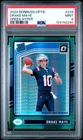2024 PANINI DONRUSS OPTIC GREEN HYPER #229 DRAKE MAYE ROOKIE RC PSA 9