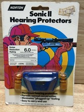 Vintage North Sonic II Hearing Protectors Model 14311, Ideal for Aviation New