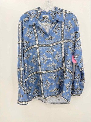 Pre-Owned Sandro Blue Size 3 Button Down