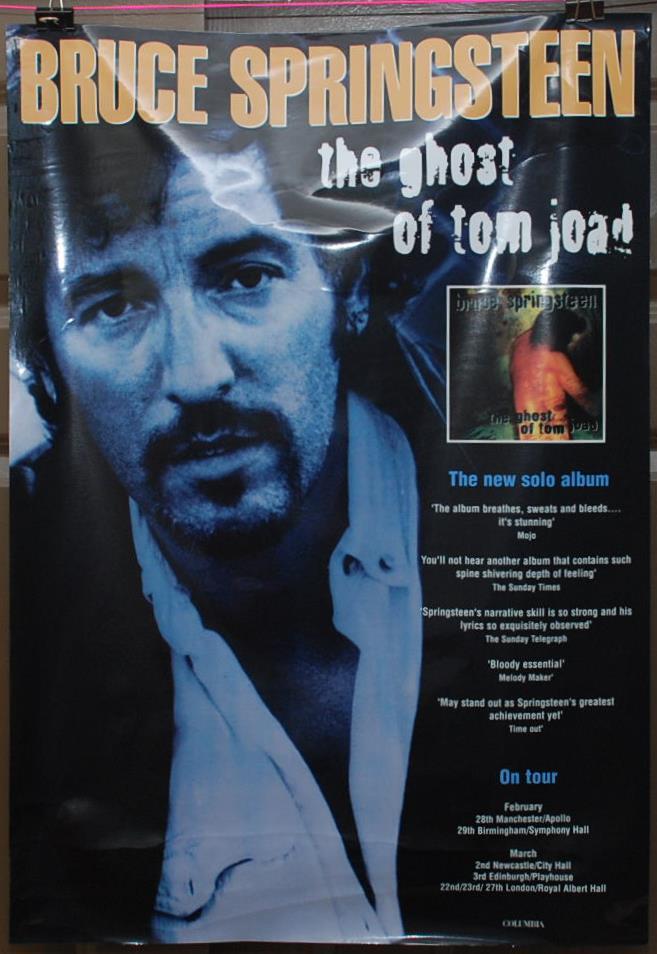 Bruce Springsteen-GOTJ Very Rare England Record Store Window Decal ...