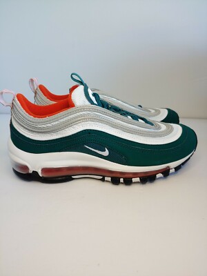 air max 97 rainforest white  and  orange