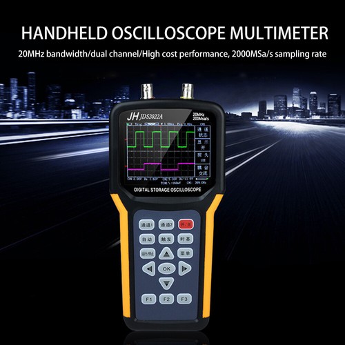 JinHan JDS2022A 2CH Handheld Digital Oscilloscope Sample Rate 20MHZ 200MSa/s - Picture 7 of 14