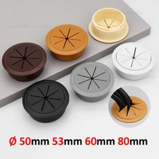 Computer Desk Table Grommet Cable Tidy, Port Outlet Wire Hole Surface Cover