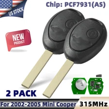 For 2002 2003 2004 2005 Mini Cooper New 2Button 315MHZ Remote Key Fob With Code