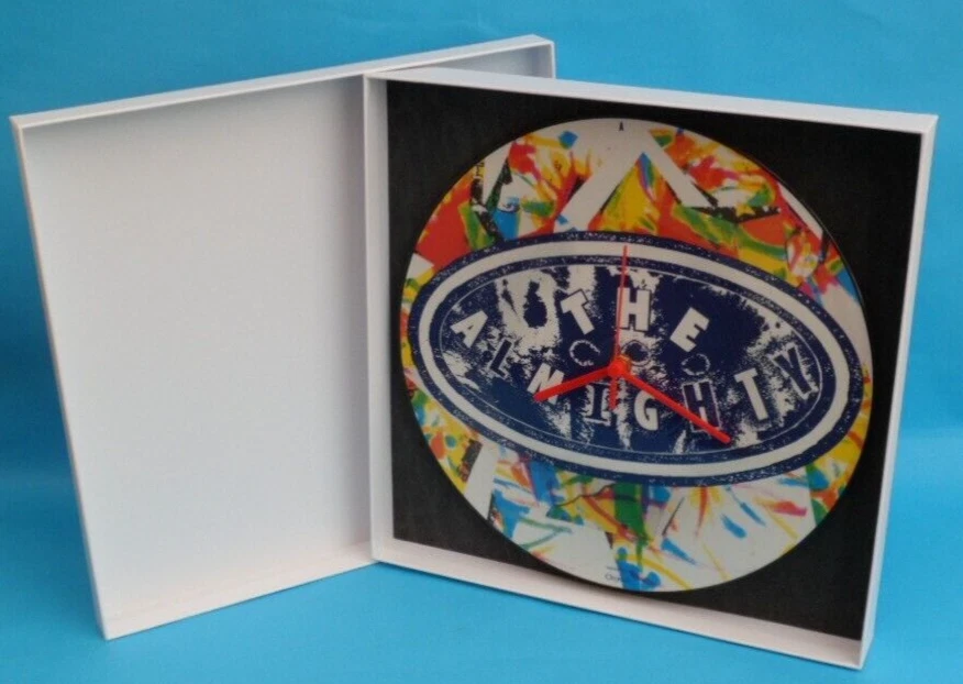 THE ALMIGHTY WALL CLOCK Upcycled Vinyl Record Picture Disc 12P161 Rock Band 12". - Image 3 of 4
