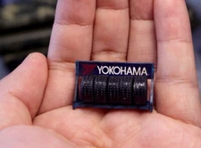 1/64 Tire rack fit 1:64 car Automobile maintenance workshop