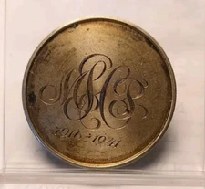 LOVE TOKEN 1916-1941 on 1935 Peace Dollar $1 