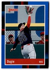 2022 DONRUSS RETRO 1988 VARIATIONS HOLO BLUE #237 ALEX VERDUGO RED SOX