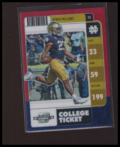 2022 Panini Chronicles Draft Picks #33 Kyren Williams Contenders Optic Red #/149 - Bild 1 von 2