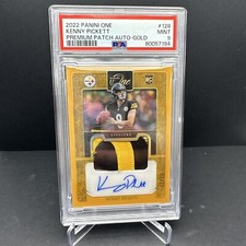 2022 PANINI ONE KENNY PICKETT RC PATCH AUTO GOLD 3/10 Pop 1! eBay 1/1 One Of One