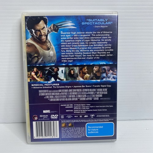 X-Men DVDS x 4 - The Last Stand + X_Men 2 + X-Men Origins + X-Men First Class - Picture 17 of 22