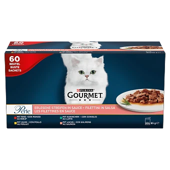 Purina Gourmet Perle Katzenfutter 60x85g Nassfutter
