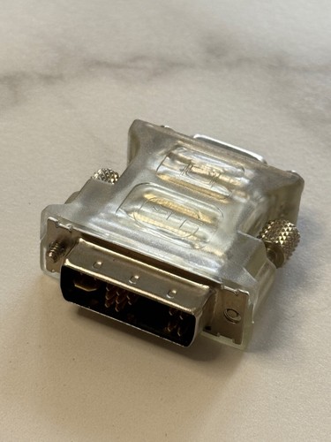 VGA to DVI-D Adapter - DVI 12+1 Male SVGA 15 Pin Female Converter for PC Laptop - Picture 2 of 5
