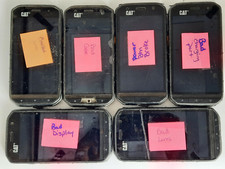 Lot of (6)  CAT S48c  - Black Rugged Smartpho...