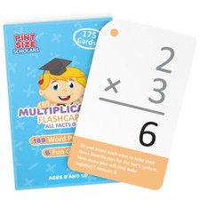 Multiplication Flashcards 175 Cards for Kids Math Learning Word Problems Games