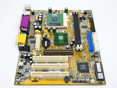 CHAINTECH 6VIA4 100-E100A Mainboard Sockel 370 mit Intel Celeron 733MHz CPU