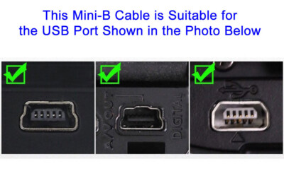 SvediTec Cavo USB Adatto Per Fotocamera Digitale Canon EOS R100, Cavo Dati – Lunghezza 1,8 M - Foto 10