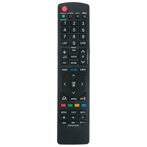 Telecomando Sostitutivo AKB72915246 Compatibile Con TV LG - Modelli 26LV255C, 32LK330, 42LK450, 50PT250B E Molti Altri