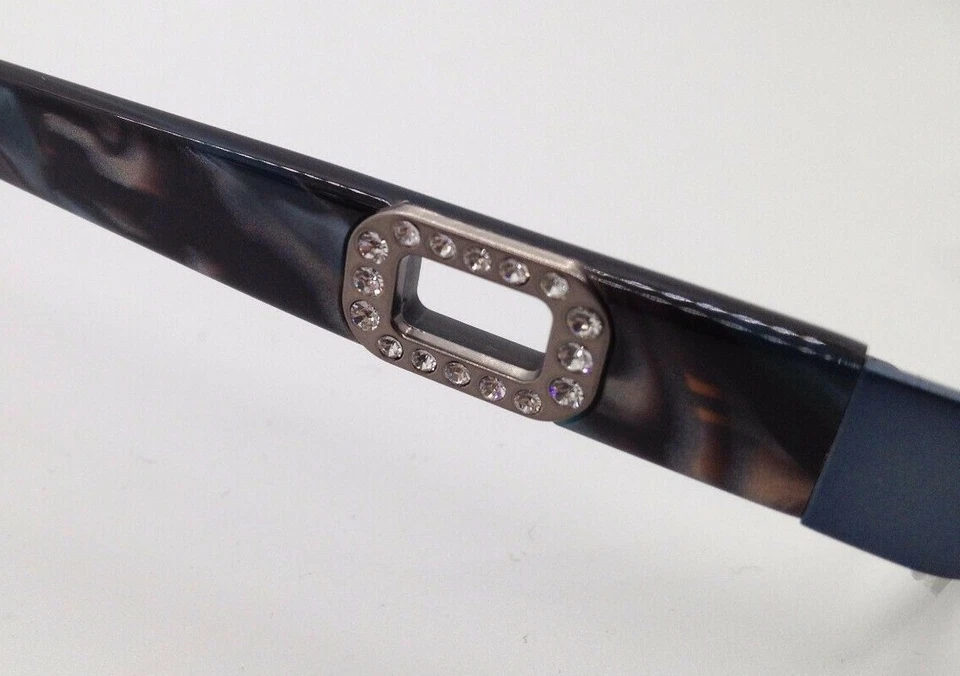 GANT GW SWAN ST Blue SBL Semi Rim Metal Eyeglasses Frame W/Stones 51-17-135 RX - Imagem 4 de 4