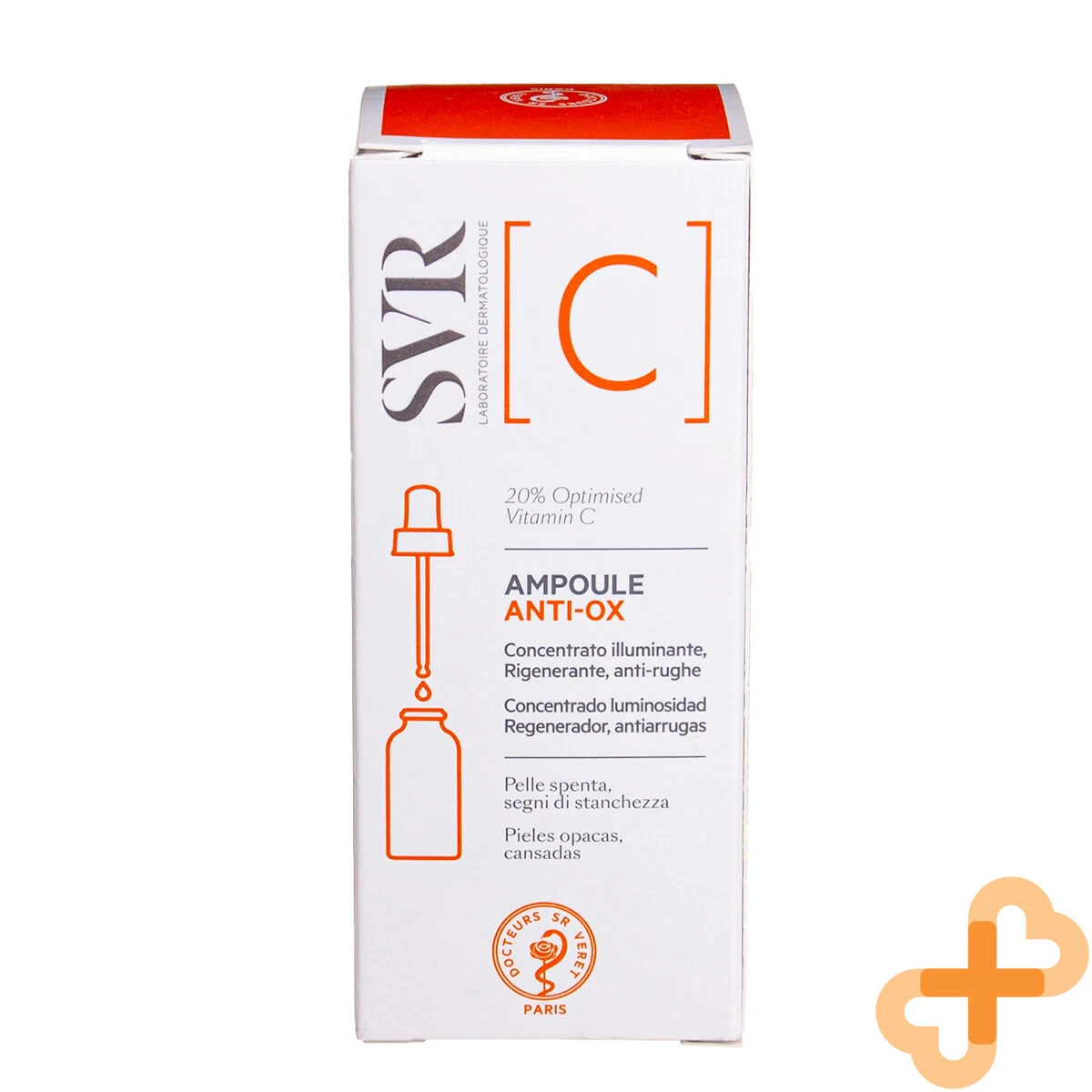 SVR C Ampoule Anti-Ox Anti-Wrinkle Regenerating Brighten Anti-Ageing Serum 30ml