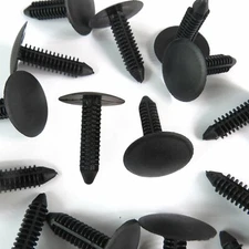 10 Auto Fastener Fender Bumper Clip Push Pin Retainer Plastic Rivet Fit 7mm Hole