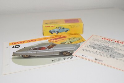 Miniature Dinky Toys Atlas - Borgward Isabella Gris - Échelle 1/43 - Boîte D'origine