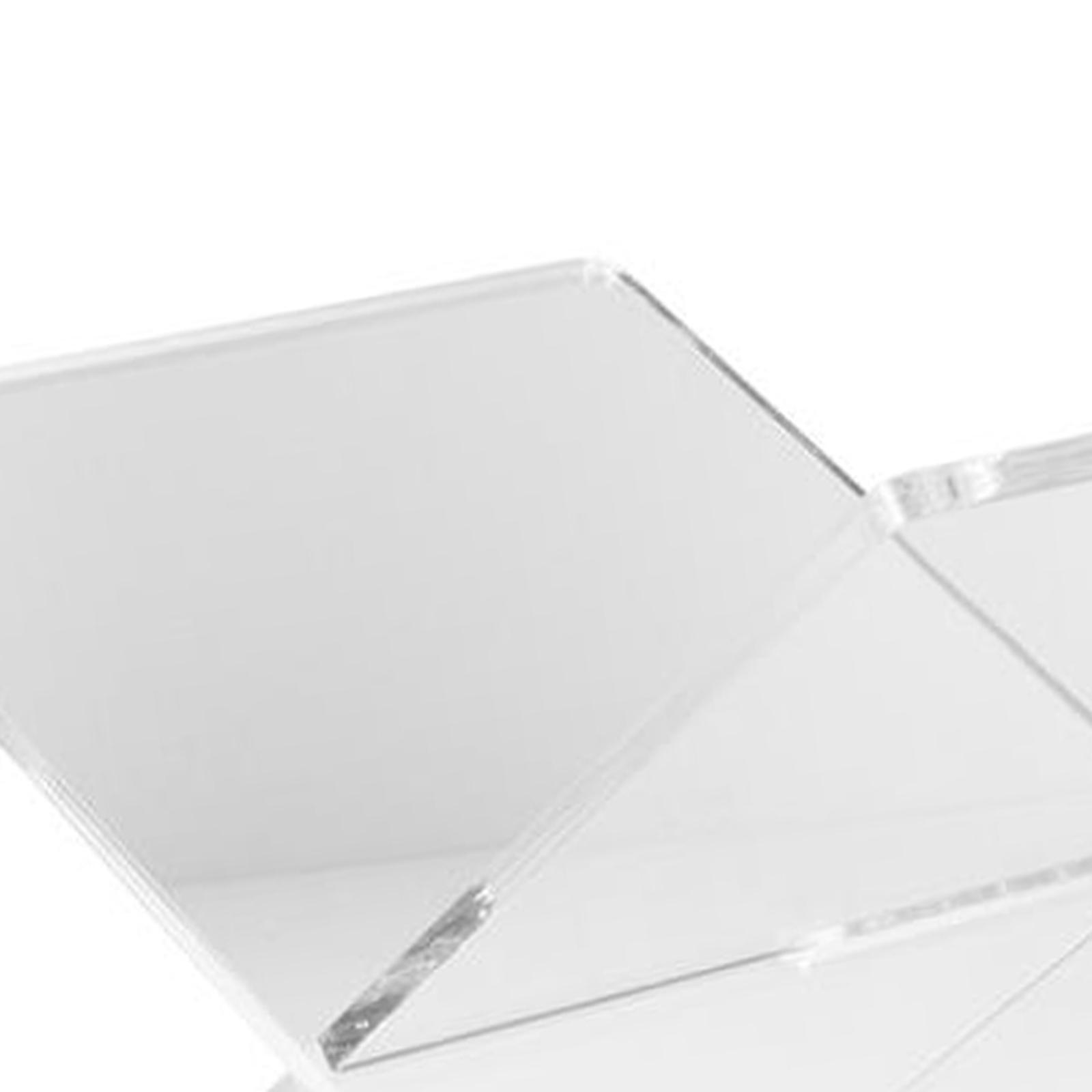 Acrylic Book Stand x Shaped Stable Textbook Reading Rack for Desk