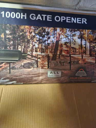 Estate Swing E-S1000H Single Swing Solar Gate Opener A/C Charging Black - Picture 4 of 8