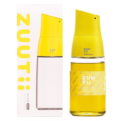 Glass Oil Dispenser Bottle With No-Drip Spout - 600ml/800ml/1000ml, Transparent/Amber For Kitchen