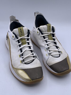 Under Armour Curry Basketball Shoes 3024764-106 White Gold